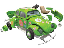 Load image into Gallery viewer, Skill 1 Model Kit Old Volkswagen Beetle Flower Power Snap Together Model by Airfix Quickbuild Airfix Quickbuild
