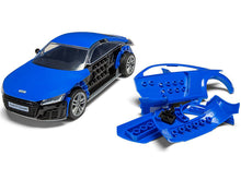 Load image into Gallery viewer, Skill 1 Model Kit Audi TT Coupe Blue Snap Together Snap Together Snap Together Painted Plastic Model Car Kit by Airfix Quickbuild Airfix Quickbuild
