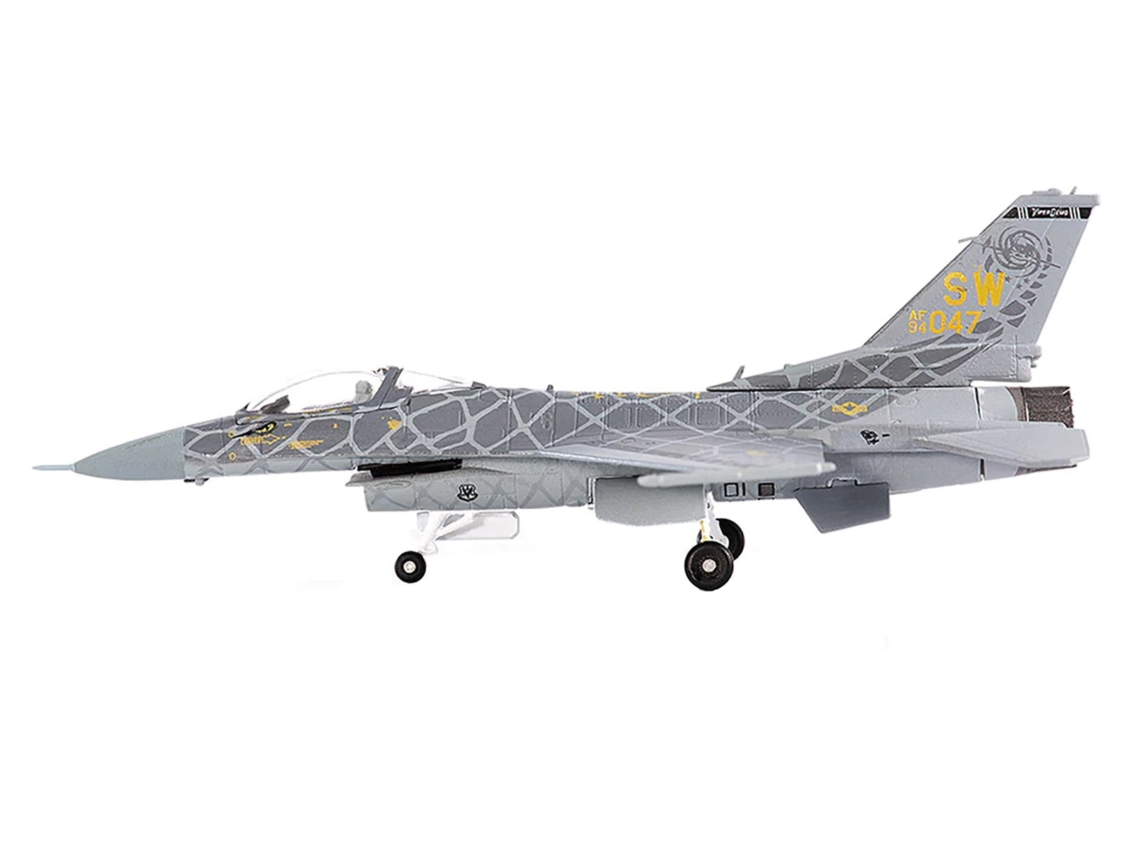 Lockheed Martin F-16C Fighting Falcon Fighter Aircraft "Viper Demo Team" (2021) United States Air Force 1/144 Diecast Model by JC Wings JC Wings