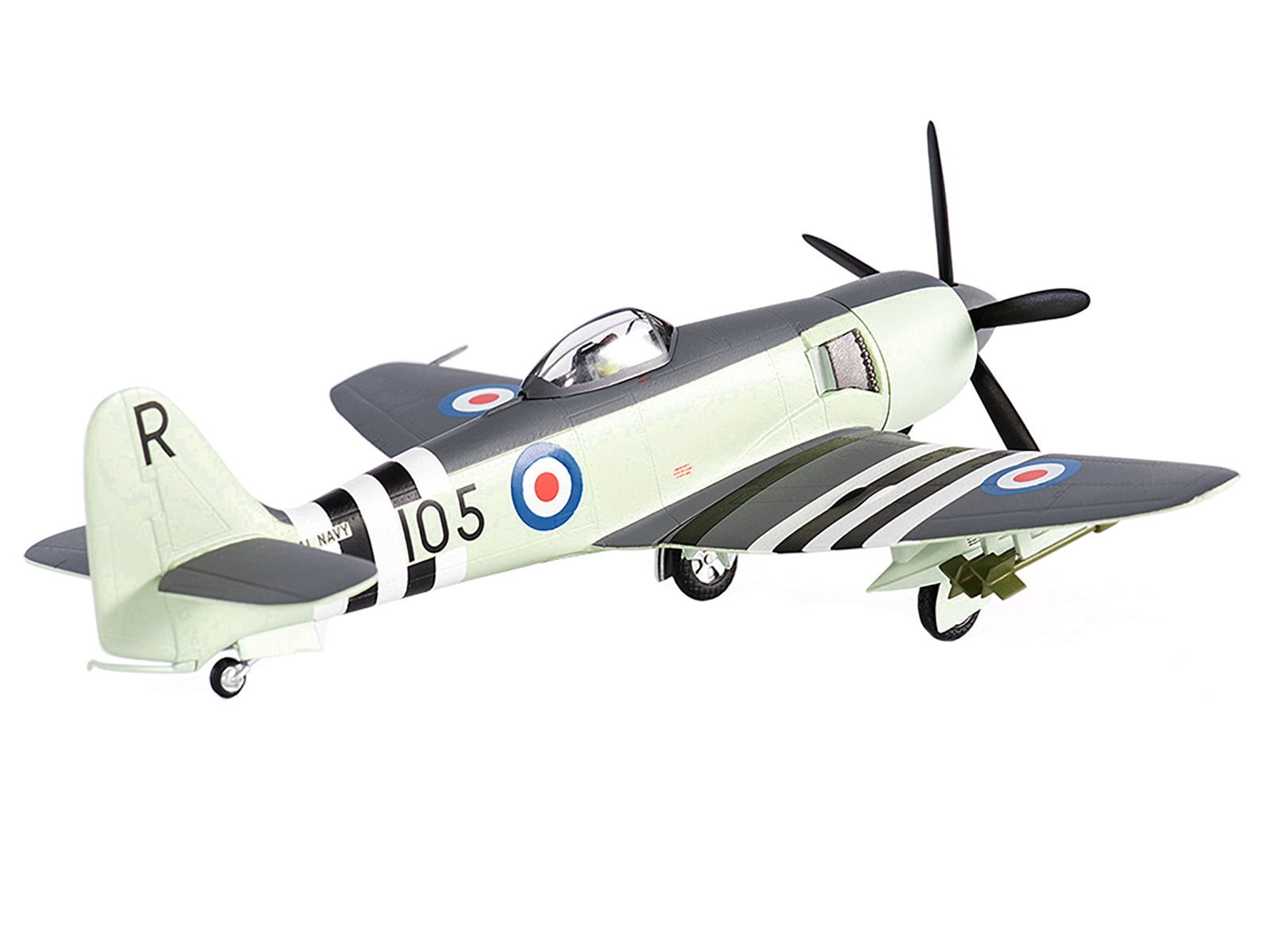 Hawker Sea Fury FB MK. II Fighter Aircraft "Royal Navy No. 804 Squadron FAA HMS Glory Korean War" (1951) 1/72 Diecast Model by JC Wings JC Wings