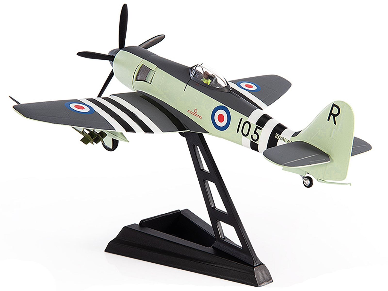 Hawker Sea Fury FB MK. II Fighter Aircraft "Royal Navy No. 804 Squadron FAA HMS Glory Korean War" (1951) 1/72 Diecast Model by JC Wings JC Wings