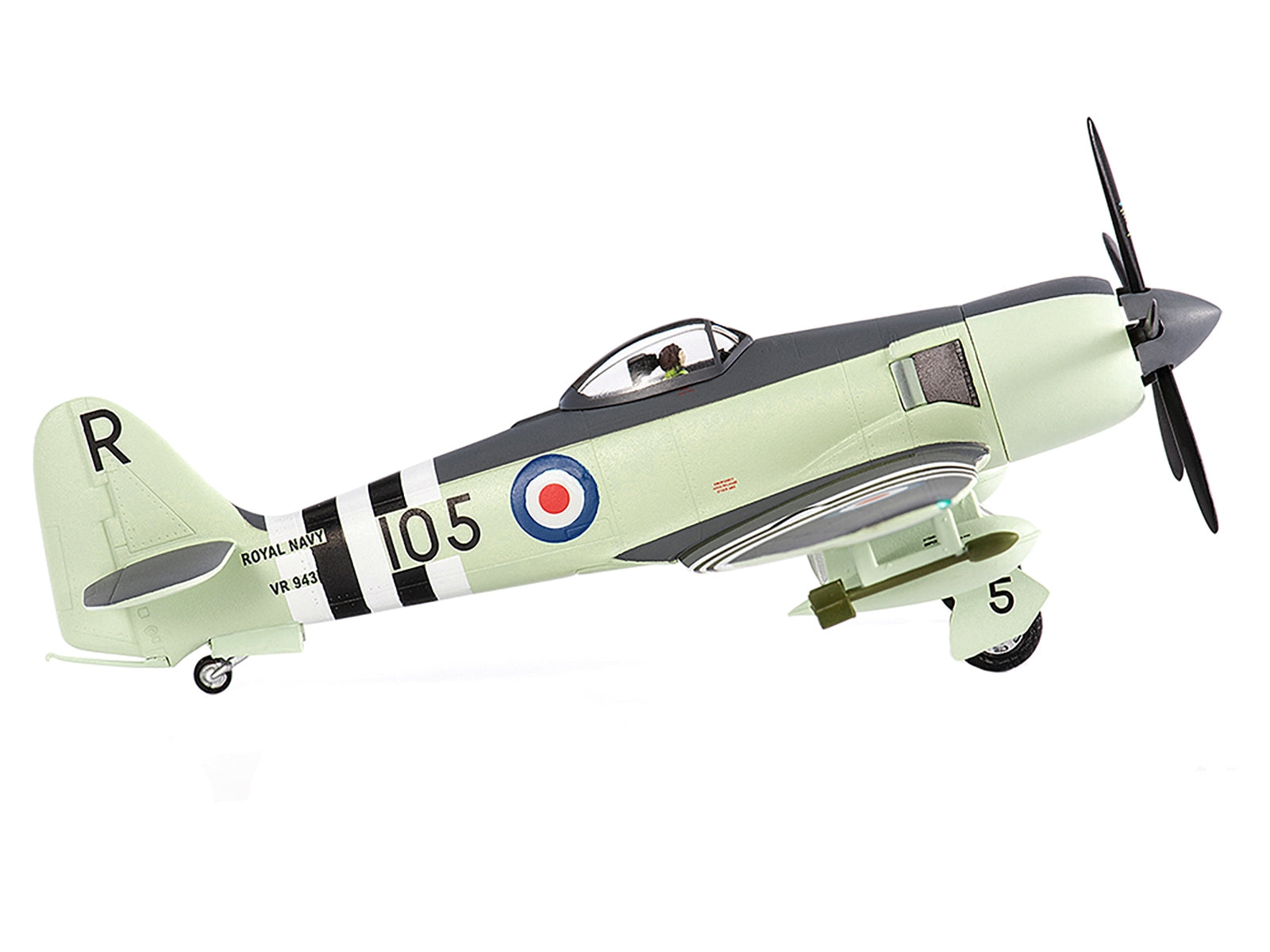 Hawker Sea Fury FB MK. II Fighter Aircraft "Royal Navy No. 804 Squadron FAA HMS Glory Korean War" (1951) 1/72 Diecast Model by JC Wings JC Wings