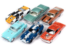 Load image into Gallery viewer, &quot;Classic Gold Collection&quot; 2023 Set B of 6 Cars Release 2 1/64 Diecast Model Cars by Johnny Lightning Johnny Lightning
