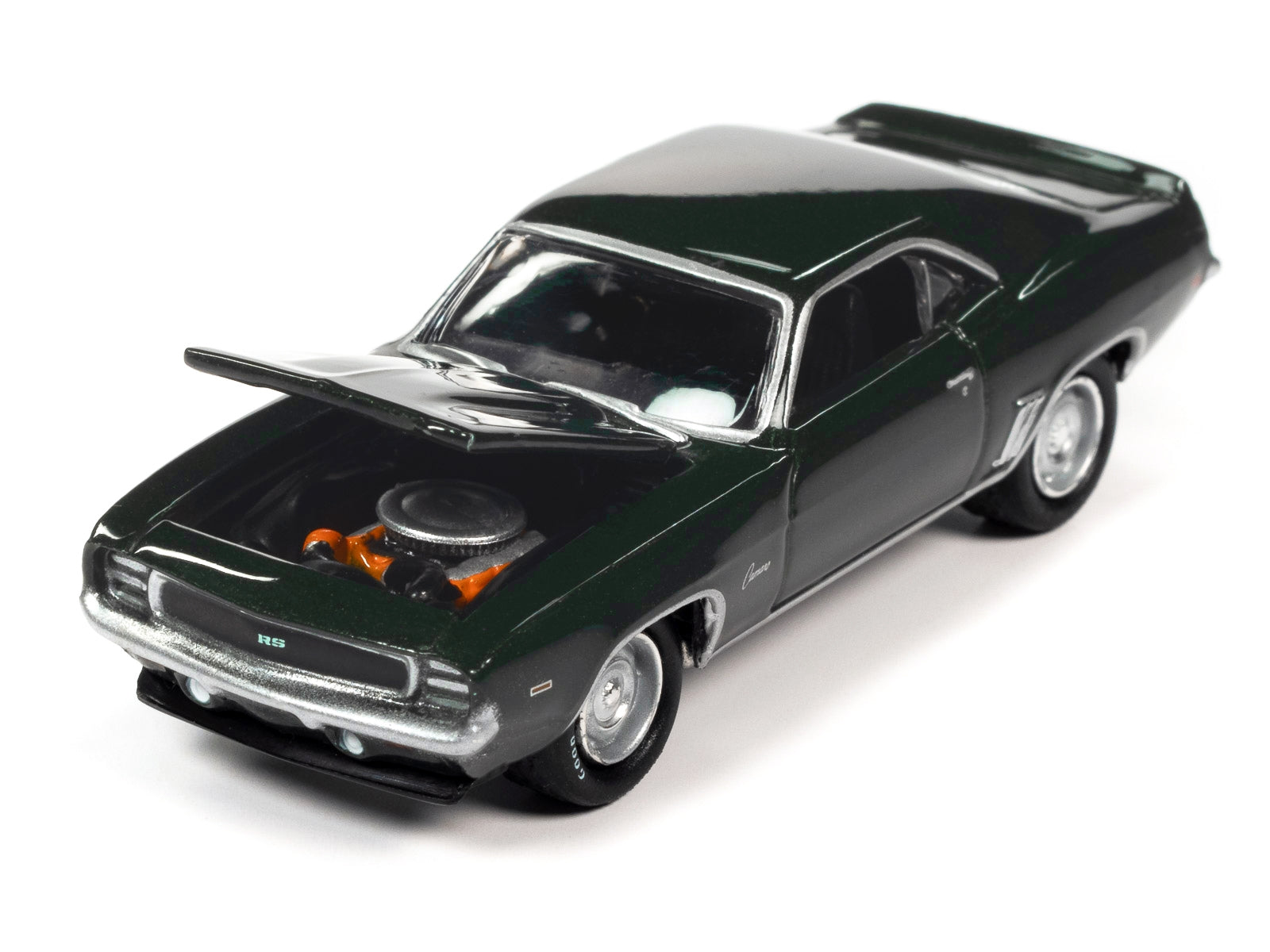 1969 Chevrolet COPO Camaro RS Fathom Green Metallic "MCACN (Muscle Car and Corvette Nationals)" Limited Edition to 4140 pieces Worldwide "Muscle Cars USA" Series 1/64 Diecast Model Car by Johnny Lightning Johnny Lightning