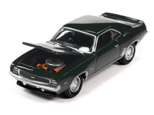 Load image into Gallery viewer, 1969 Chevrolet COPO Camaro RS Fathom Green Metallic &quot;MCACN (Muscle Car and Corvette Nationals)&quot; Limited Edition to 4140 pieces Worldwide &quot;Muscle Cars USA&quot; Series 1/64 Diecast Model Car by Johnny Lightning Johnny Lightning
