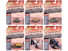 Load image into Gallery viewer, &quot;Korea: The Forgotten War&quot; Military Set B of 6 pieces 2023 Release 1 Limited Edition to 2000 pieces Worldwide Diecast Models by Johnny Lightning Johnny Lightning
