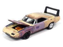 Load image into Gallery viewer, 1969 Dodge Charger Daytona Beige (Weathered) &quot;Mystery Matinee&quot; &quot;Pop Culture&quot; 2024 Release 2 1/64 Diecast Model Car by Johnny Lightning Johnny Lightning
