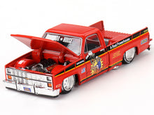 Load image into Gallery viewer, Chevrolet Silverado Pickup Truck &quot;Clod Buster&quot; Orange with Black Stripes (Designed by Jun Imai) &quot;Tamiya x Kaido House&quot; Special 1/64 Diecast Model Car by Mini GT Mini GT
