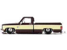 Load image into Gallery viewer, Chevrolet Silverado Pickup Truck &quot;KAIDO Vintage Spec V1&quot; Brown with Cream Sides (Designed by Jun Imai) &quot;Kaido House&quot; Special 1/64 Diecast Model Car by Mini GT Mini GT
