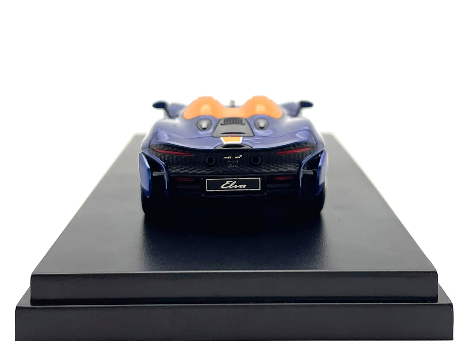 McLaren Elva Convertible Dark Blue Metallic with Orange Accents "Gulf Oil" 1/64 Diecast Model Car by LCD Models LCD Models