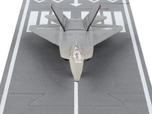 Load image into Gallery viewer, Lockheed Martin F-22 Raptor Stealth Aircraft Gray &quot;United States Air Force YF-22&quot; with Runway Section Diecast Model Airplane by Runway24 Runway24
