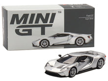 Load image into Gallery viewer, Ford GT Ingot Silver Metallic Limited Edition to 2400 pieces Worldwide 1/64 Diecast Model Car by True Scale Miniatures True Scale Miniatures
