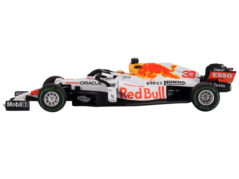 Red Bull Racing RB16B #33 Max Verstappen "Oracle-Honda" 2nd Place Formula One F1 "Turkish GP" (2021) Limited Edition 1/64 Diecast Model Car by Mini GT Mini GT