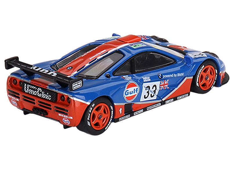 McLaren F1 GTR #33 John Nielsen - Thomas Bscher - Peter Kox "West Competition" "24 Hours of Le Mans" (1996) Limited Edition 1/64 Diecast Model Car by Mini GT Mini GT