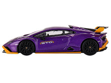 Load image into Gallery viewer, Lamborghini Huracan STO Viola Pasifae Purple Metallic Limited Edition 1/64 Diecast Model Car by Mini GT Mini GT
