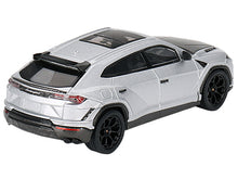 Load image into Gallery viewer, Lamborghini Urus Performante Grigio Nimbus Gray Metallic with Carbon Hood Limited Edition to 5400 pieces Worldwide 1/64 Diecast Model Car by Mini GT Mini GT
