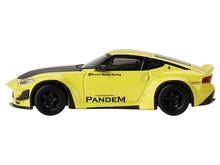 Load image into Gallery viewer, Nissan Z &quot;Pandem&quot; Ikazuchi Yellow with Carbon Hood Limited Edition to 4800 pieces Worldwide 1/64 Diecast Model Car by Mini GT Mini GT
