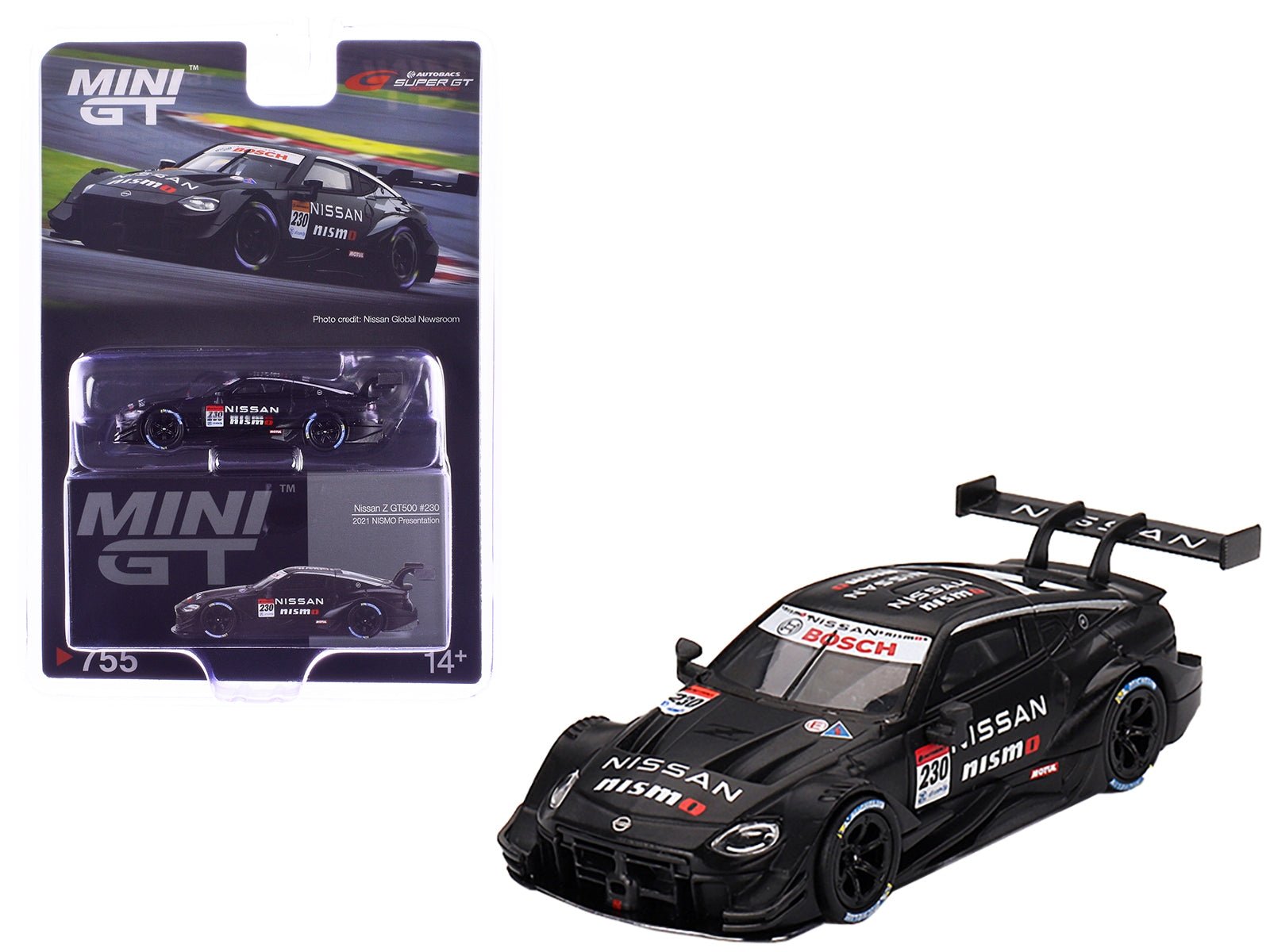 Nissan Z GT500 #230 "NISMO Presentation" "Super GT Series" (2021) Limited Edition 1/64 Diecast Model Car by Mini GT Mini GT