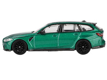 Load image into Gallery viewer, BMW M3 Competition Touring Isle of Man Green Metallic with Black Top Limited Edition to 3600 pieces Worldwide 1/64 Diecast Model Car by Mini GT Mini GT
