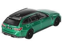 Load image into Gallery viewer, BMW M3 Competition Touring Isle of Man Green Metallic with Black Top Limited Edition to 3600 pieces Worldwide 1/64 Diecast Model Car by Mini GT Mini GT
