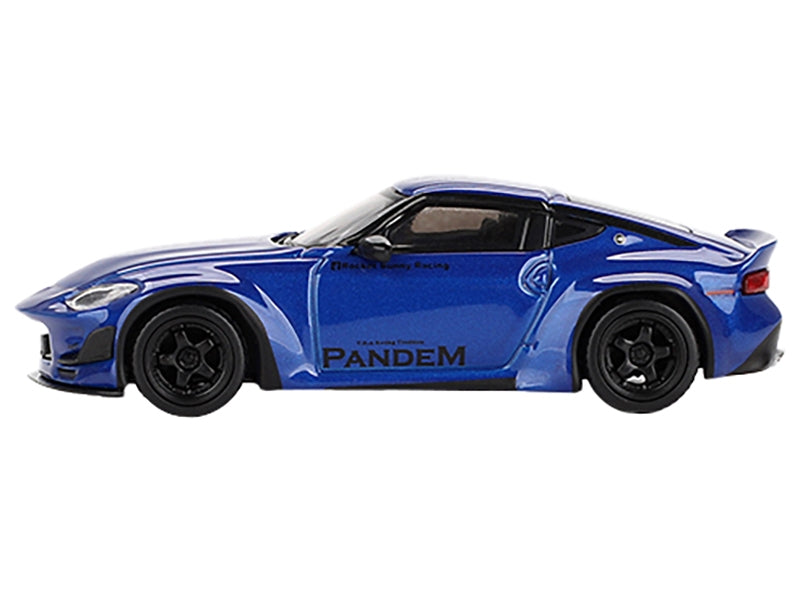 Nissan Z "Pandem" Seiran Blue Metallic Limited Edition to 4800 pieces Worldwide 1/64 Diecast Model Car by Mini GT Mini GT