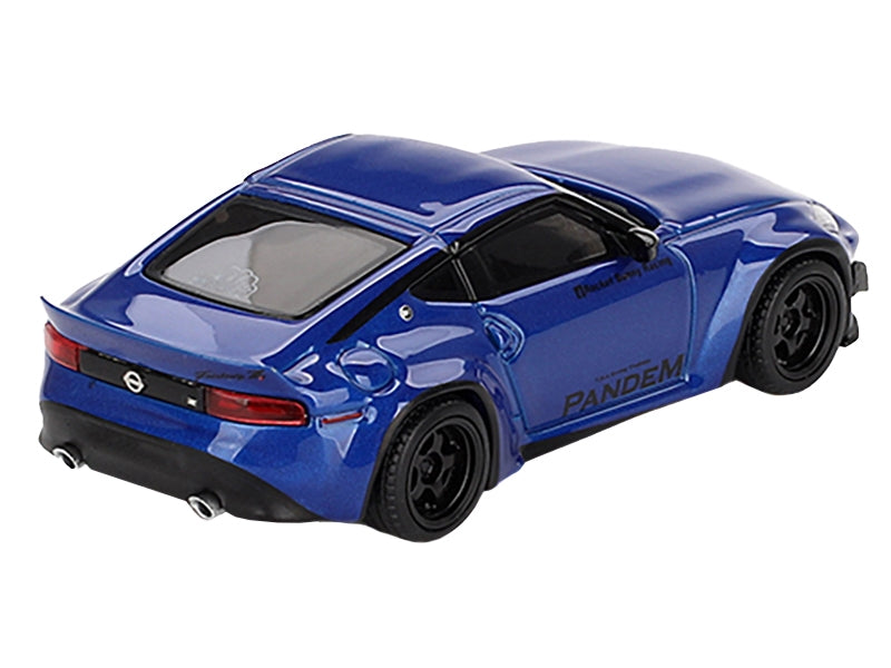 Nissan Z "Pandem" Seiran Blue Metallic Limited Edition to 4800 pieces Worldwide 1/64 Diecast Model Car by Mini GT Mini GT