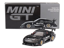 Load image into Gallery viewer, Mazda RX-7 LB-Super Silhouette #20 &quot;Liberty Walk&quot; Black Limited Edition 1/64 Diecast Model Car by Mini GT Mini GT
