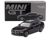 Load image into Gallery viewer, BMW i7 xDrive60 Black Sapphire Limited Edition 1/64 Diecast Model Car by Mini GT Mini GT
