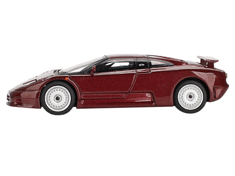 Bugatti EB110 GT Dark Red Metallic Limited Edition 1/64 Diecast Model Car by Mini GT Mini GT