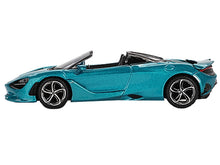 Load image into Gallery viewer, McLaren 750S Spider Belize Blue Metallic Limited Edition 1/64 Diecast Model Car by Mini GT Mini GT
