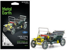 Load image into Gallery viewer, Model Kit 1908 Ford Model T Dark Green (Moderate Difficulty) Steel Model by Metal Earth Metal Earth
