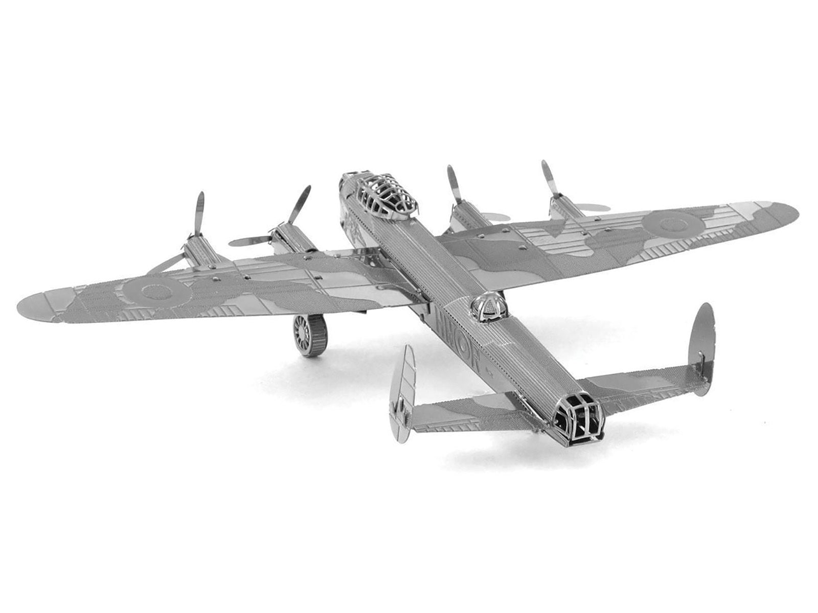 Model Kit Avro Lancaster Bomber Aircraft "Royal Air Force" (Moderate Difficulty) Steel Model by Metal Earth Metal Earth