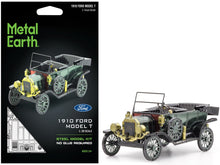 Load image into Gallery viewer, Model Kit 1910 Ford Model T Green (Moderate Difficulty) Steel Model by Metal Earth Metal Earth
