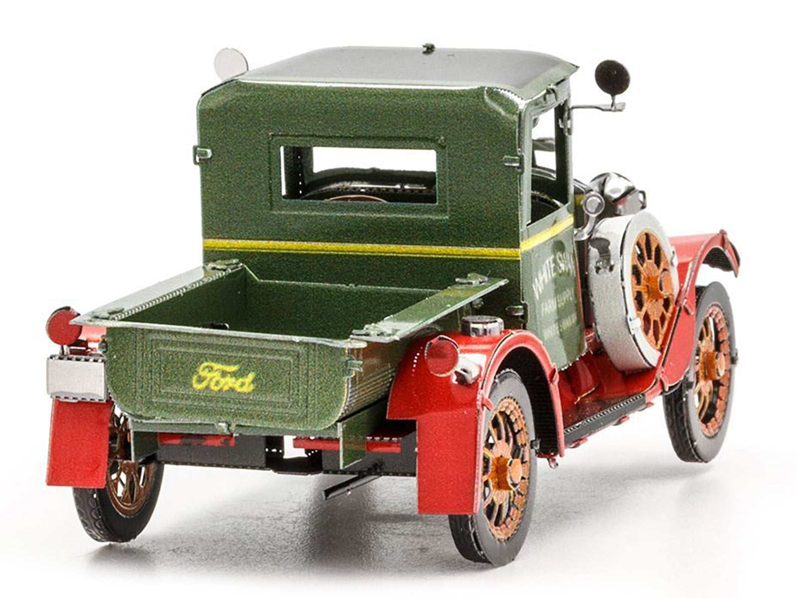 Model Kit 1931 Ford Model A Pickup Truck Green (Moderate Difficulty) Steel Model by Metal Earth Metal Earth