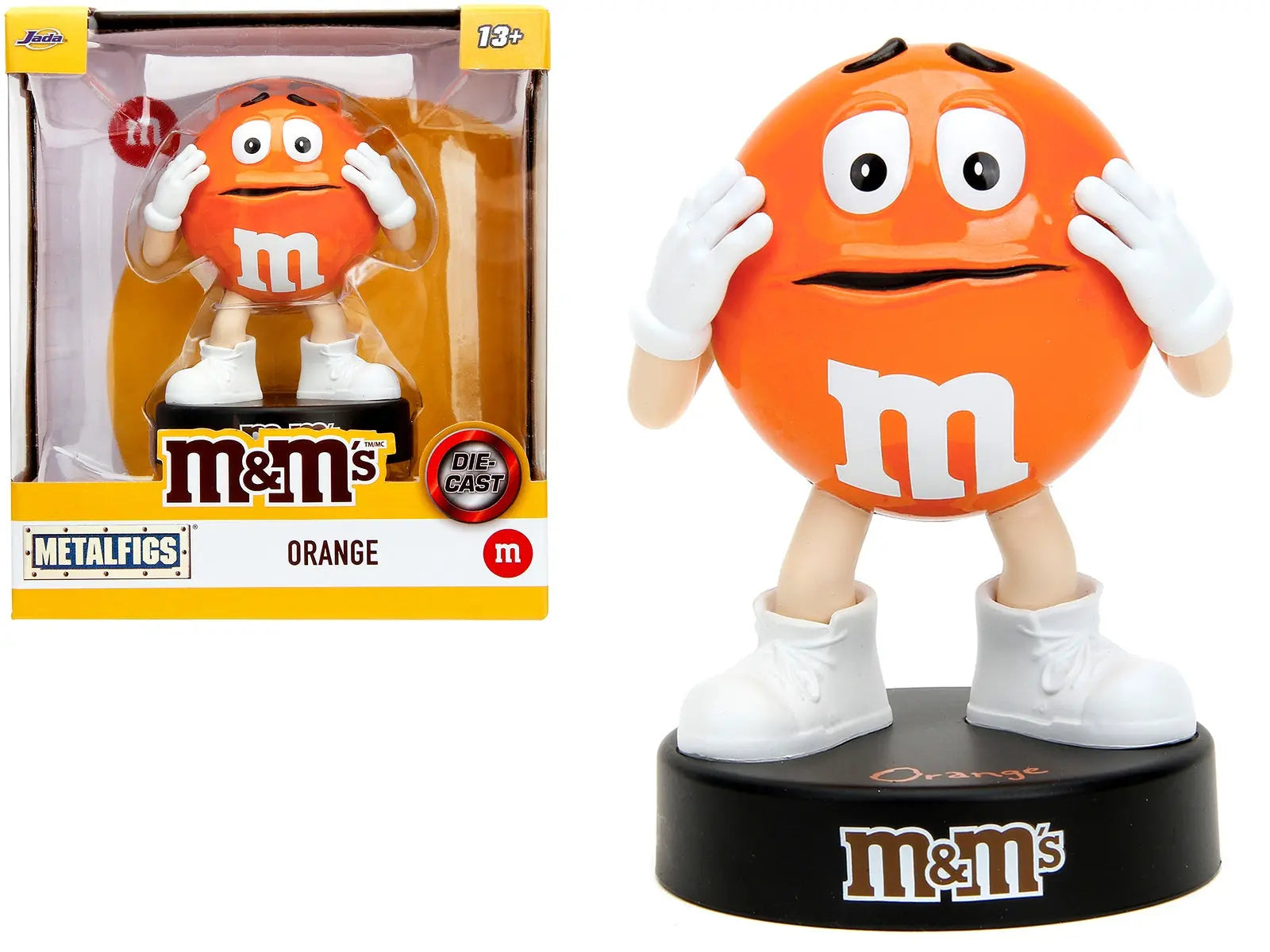 Orange M&M's 4" Diecast Figurine "Metalfigs" Series by Jada Jada