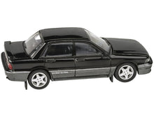 Load image into Gallery viewer, 1988 Mitsubishi Galant VR-4 Lamp Black and Chateau Silver 1/64 Diecast Model Car by Paragon Models Paragon
