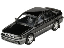 Load image into Gallery viewer, 1988 Mitsubishi Galant VR-4 Lamp Black and Chateau Silver 1/64 Diecast Model Car by Paragon Models Paragon
