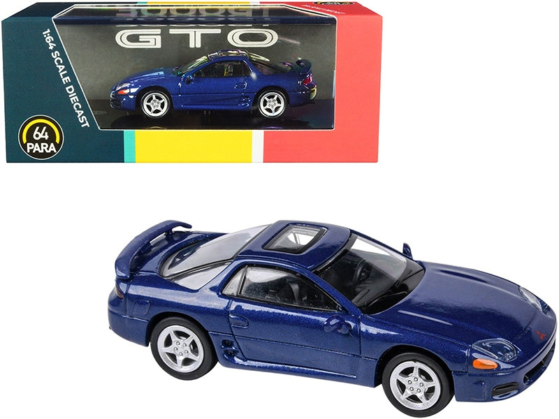 Mitsubishi 3000GT GTO with Sunroof Mariana Blue Metallic 1/64 Diecast Model Car by Paragon Paragon