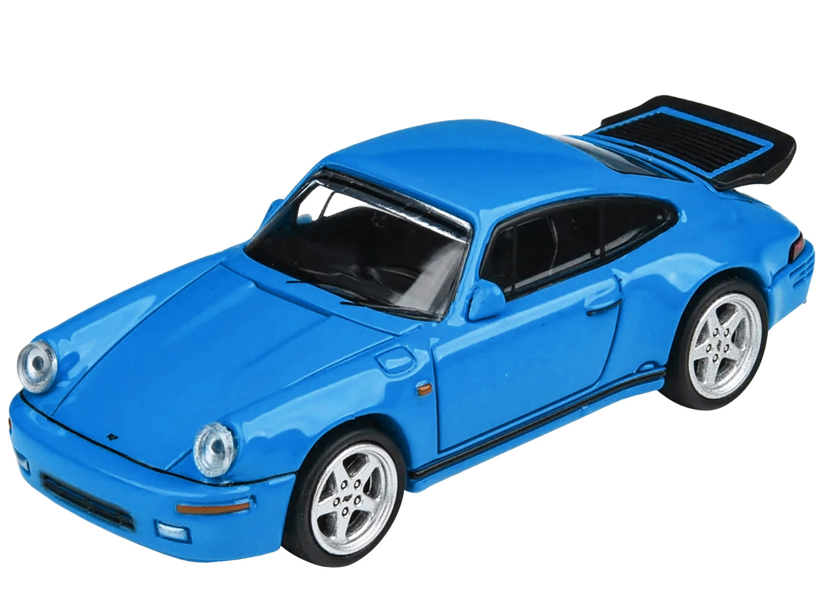 1987 RUF CTR Racing Blue 1/64 Diecast Model Car by Paragon Models Paragon