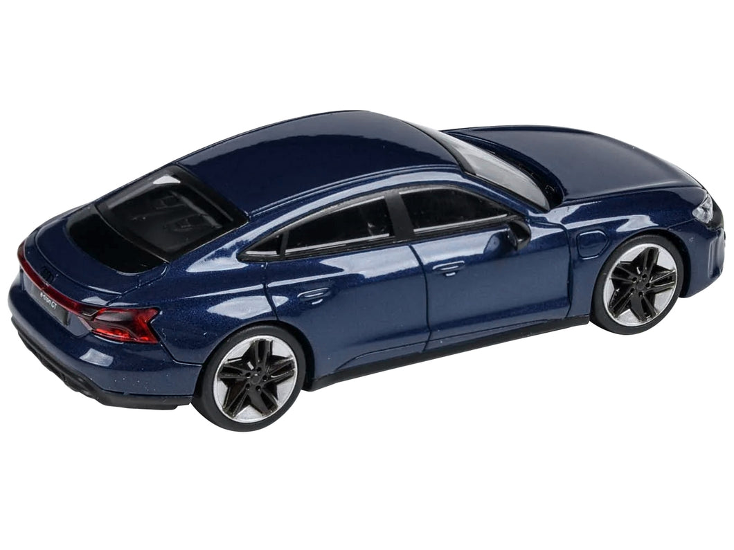 Audi E-tron GT RS Ascari Blue Metallic 1/64 Diecast Model Car by Paragon Models Paragon