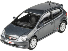 Load image into Gallery viewer, 2001 Honda Civic Type R EP3 Cosmic Gray Metallic 1/64 Diecast Model Car by Paragon Models Paragon
