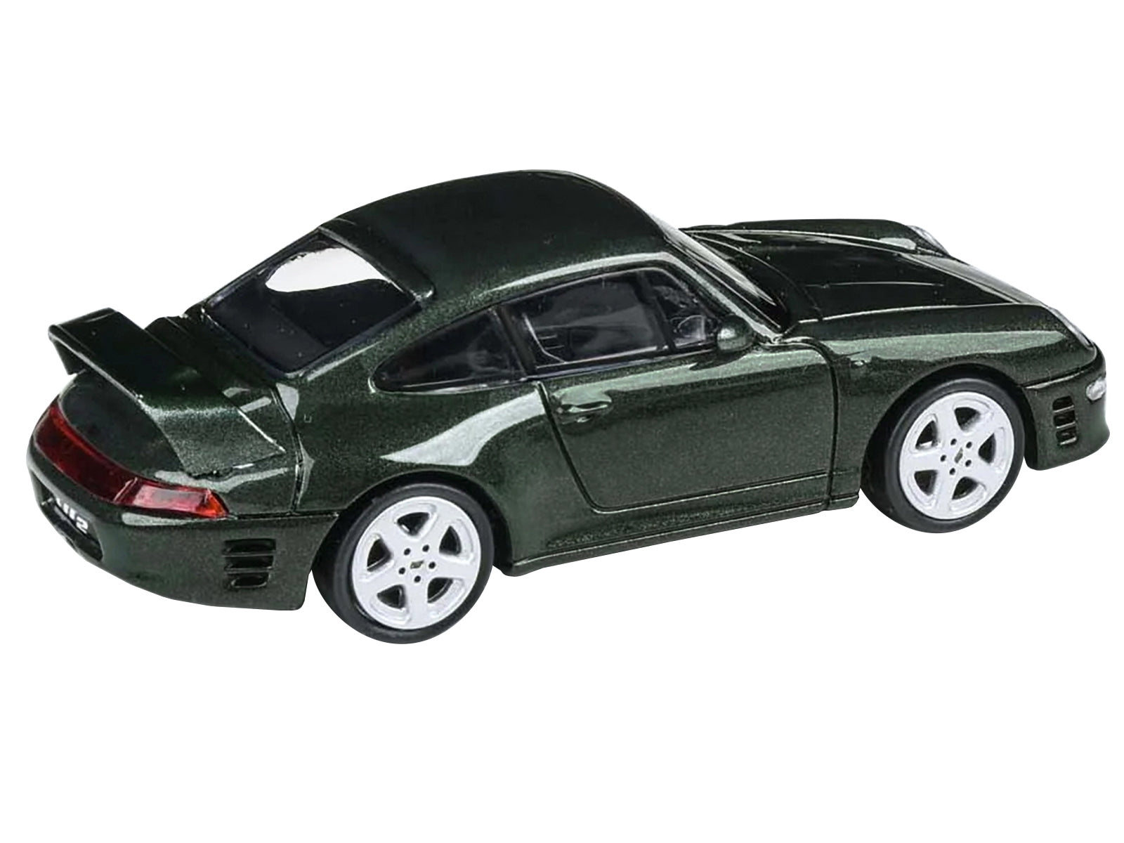 RUF CTR2 Forest Green Metallic 1/64 Diecast Model Car by Paragon Models Paragon