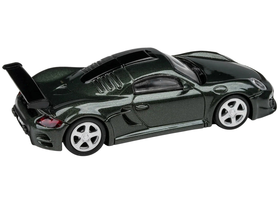 2012 RUF CTR3 Clubsport Oak Green Metallic 1/64 Diecast Model Car by Paragon Models Paragon