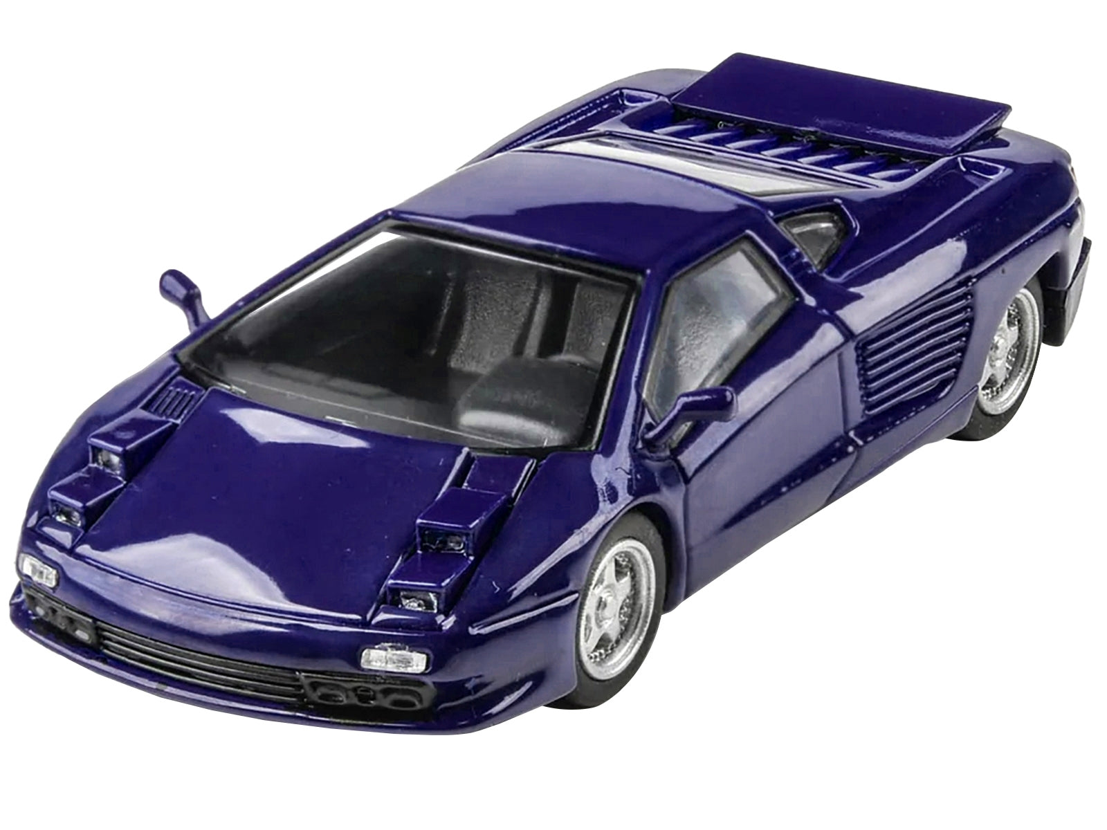 1991 Cizeta V16T Monterey Blue 1/64 Diecast Model Car by Paragon Models Paragon