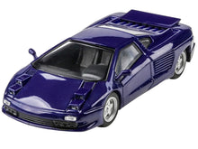 Load image into Gallery viewer, 1991 Cizeta V16T Monterey Blue 1/64 Diecast Model Car by Paragon Models Paragon
