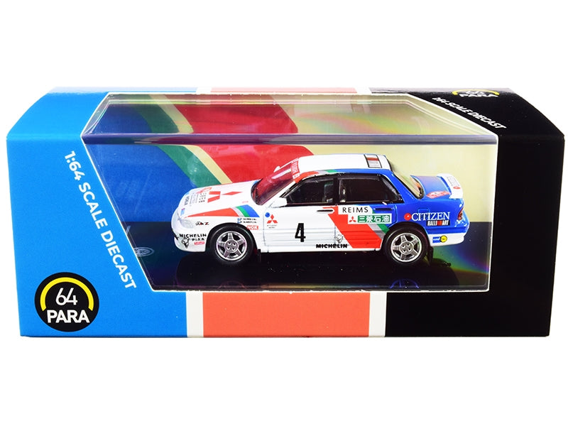 Mitsubishi Galant VR-4 #4 Monte Carlo Rally (1991) 1/64 Diecast Model Car by Paragon Paragon