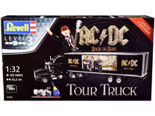 Load image into Gallery viewer, Level 3 Model Kit Kenworth Tour Truck &quot;AC/DC Rock or Bust&quot; 1/32 Scale Model by Revell Revell
