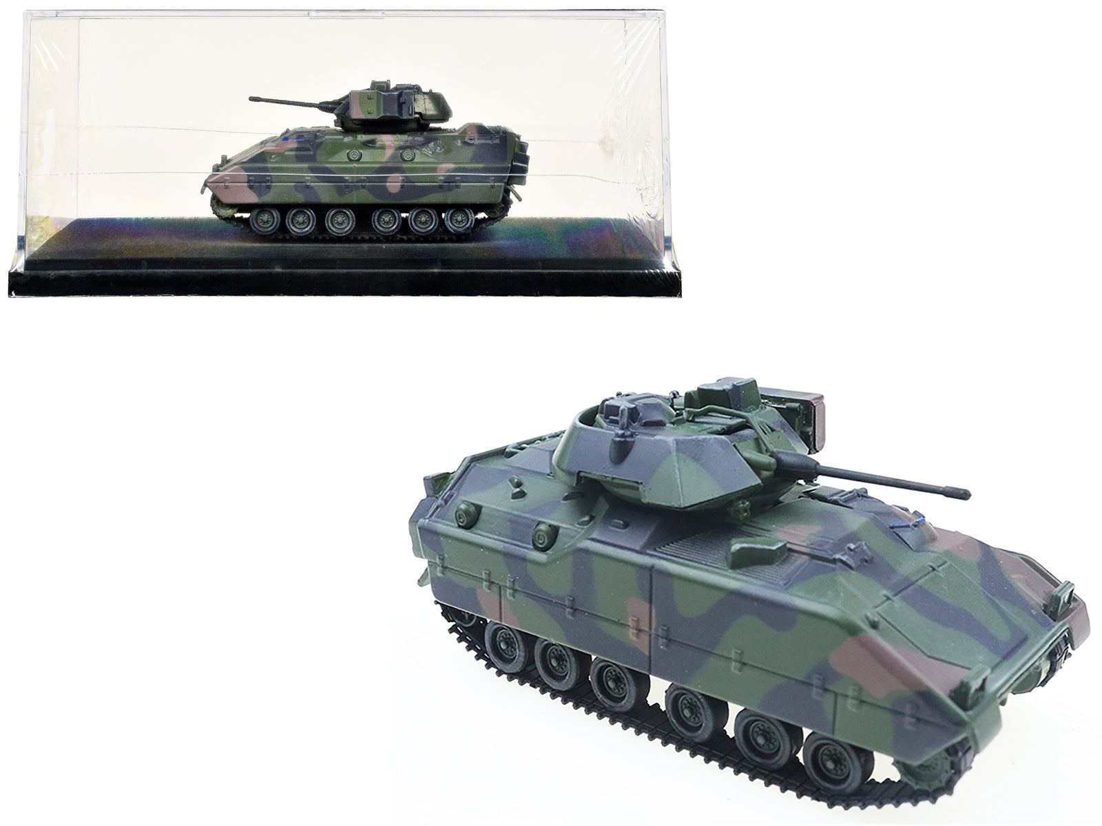 M2 Bradley Infantry Fighting Vehicle Tank "United States Army" Three-Tone Camouflage 1/72 Diecast Model Other