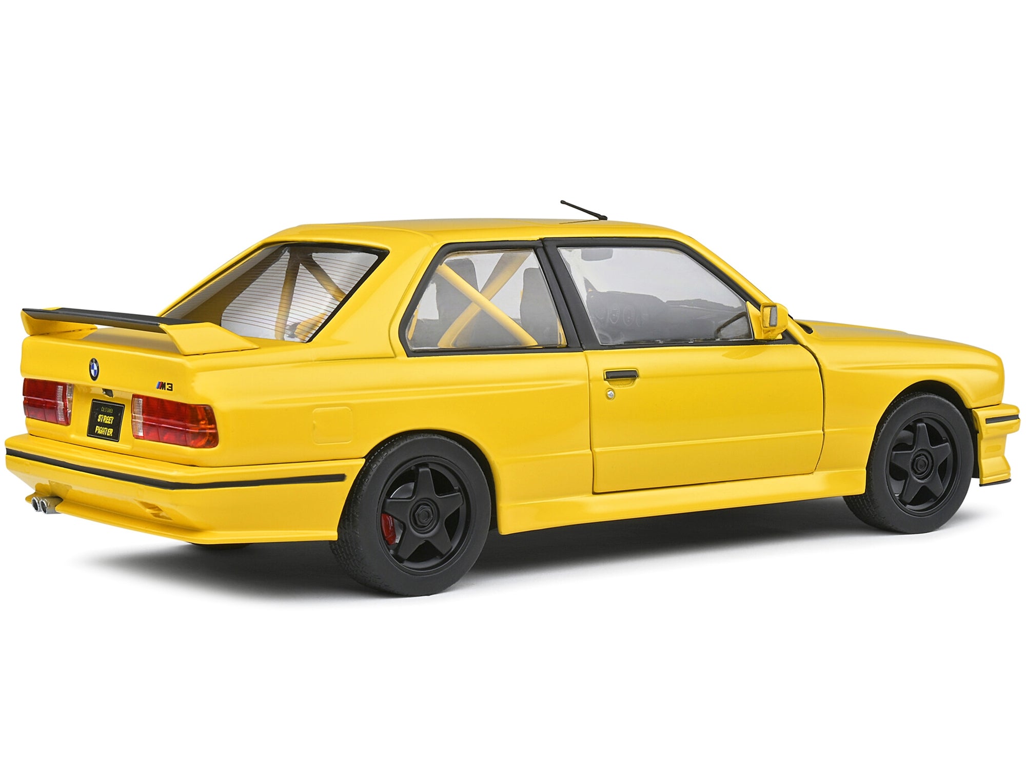 1990 BMW M3 E30 Dakar Yellow "Street Fighter" 1/18 Diecast Model Car by Solido Solido