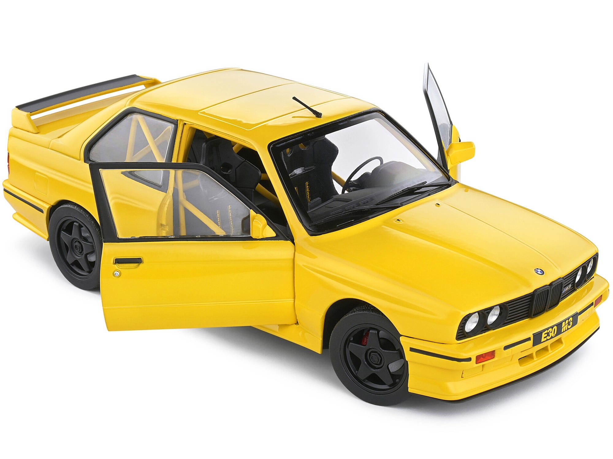 1990 BMW M3 E30 Dakar Yellow "Street Fighter" 1/18 Diecast Model Car by Solido Solido